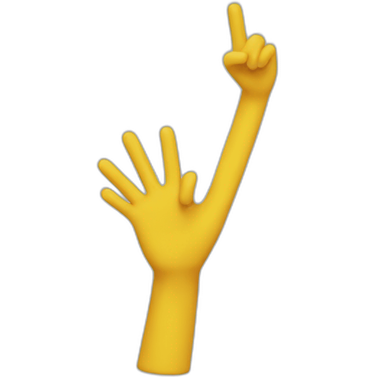 Waving tube man emoji