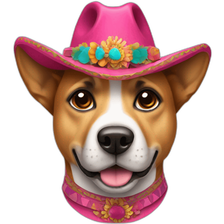 Perro con sombrero  emoji