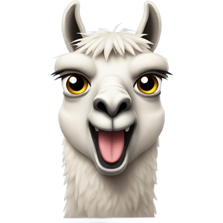 angry lama emoji