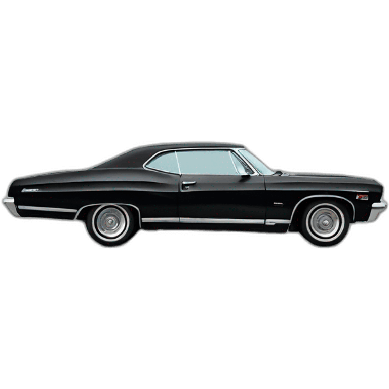 Impala Chevrolet 1967 Black emoji