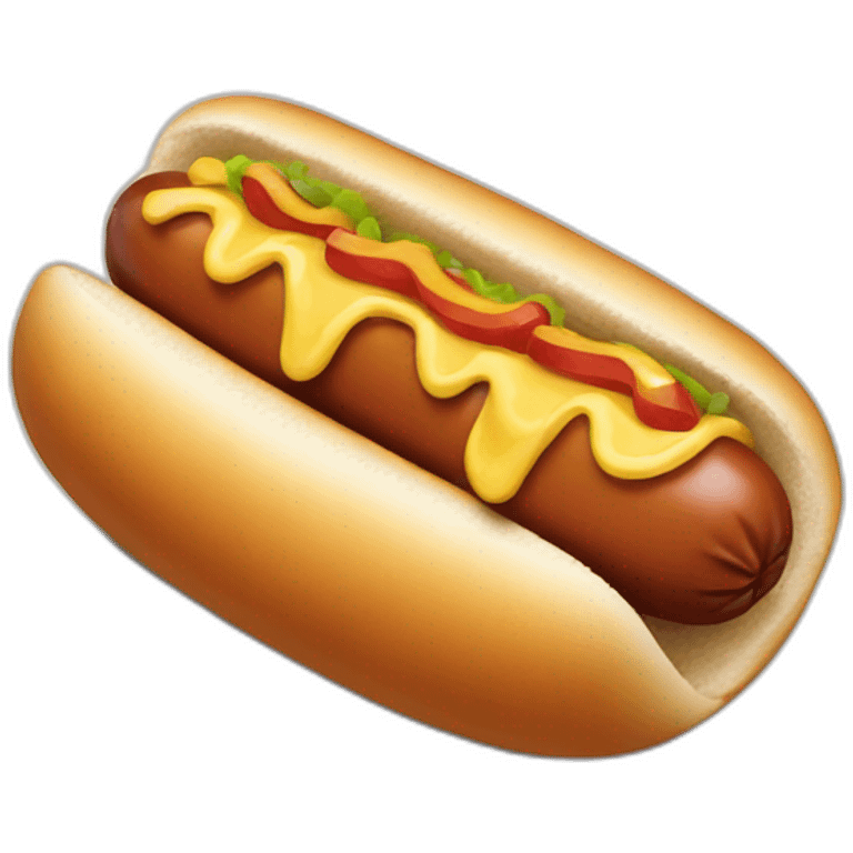 hot dog emoji