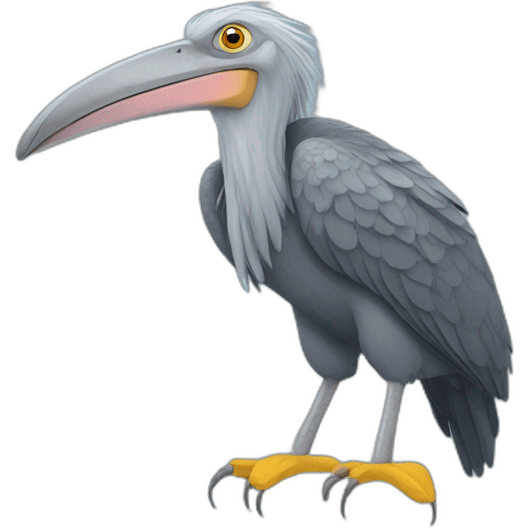 Shoebill emoji