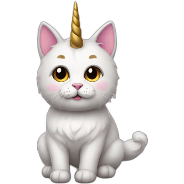 Unicorn cat emoji