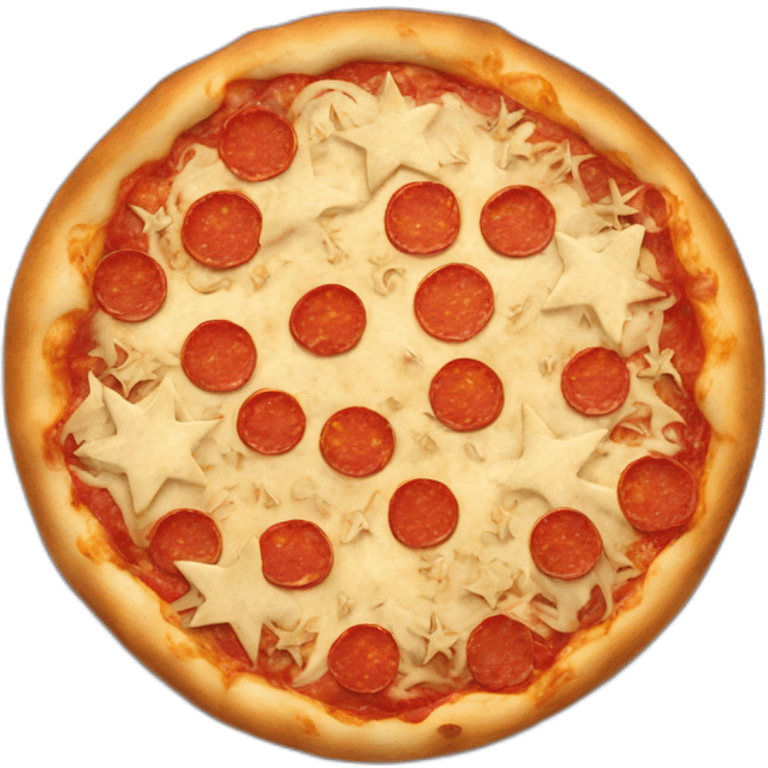 star shape pizza emoji