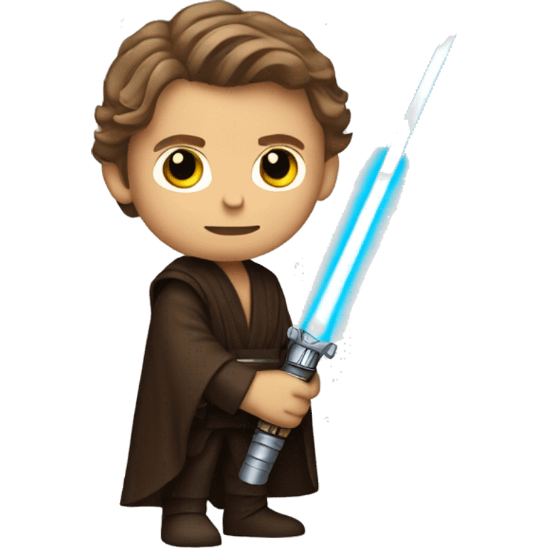 Anakin skywalker holding lightsaber emoji