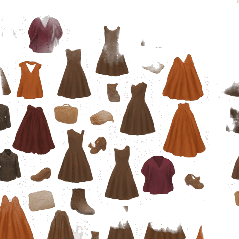 Fall dress emoji