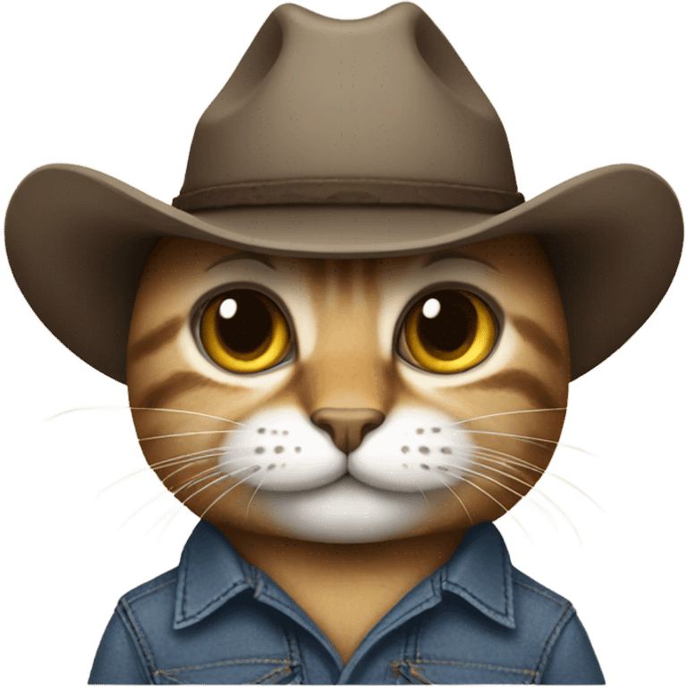 Texan cat emoji