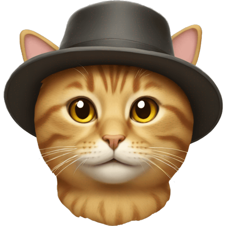 Cat with a hat emoji