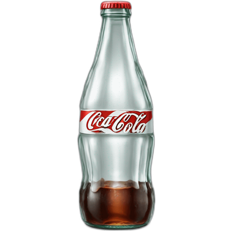 classic clear glass coca cola bottle emoji