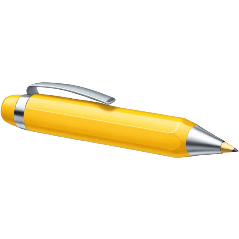 yellow pen emoji