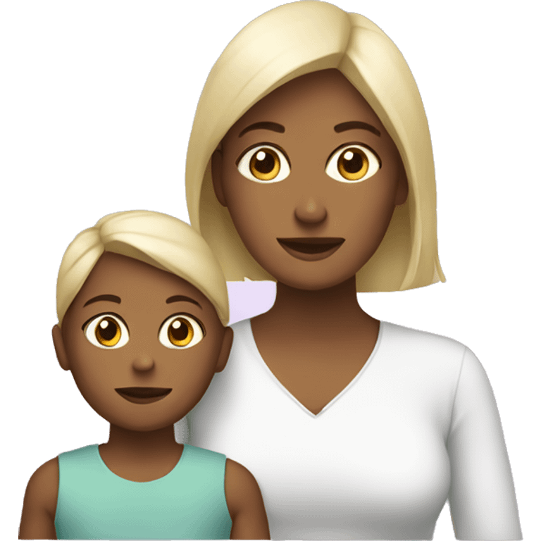 Mom and child emoji