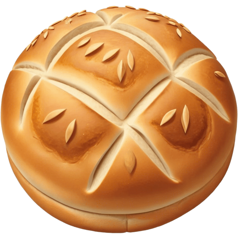 Gourmet sourdough bread round emoji