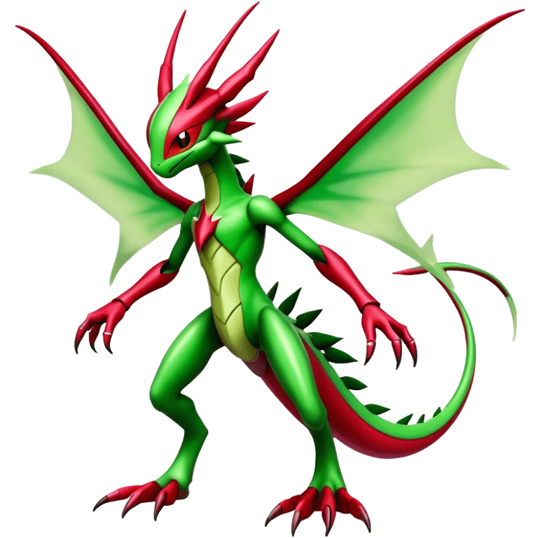  Cool Edgy Shiny Futuristic Ethereal Legendary Scizor-Digimon-Schyther-Flygon-hybrid full body emoji