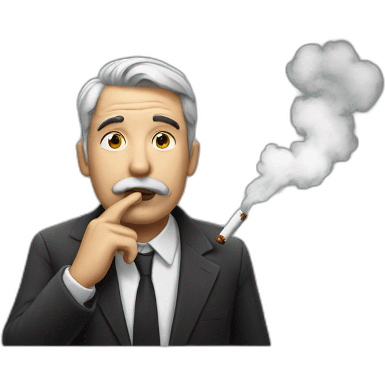 Smoking man emoji