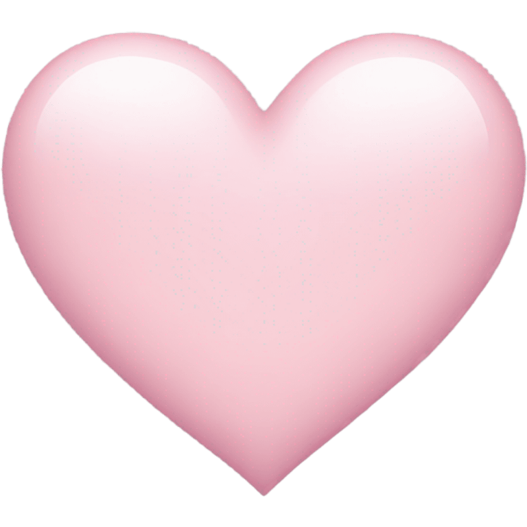 Light pink heart emoji