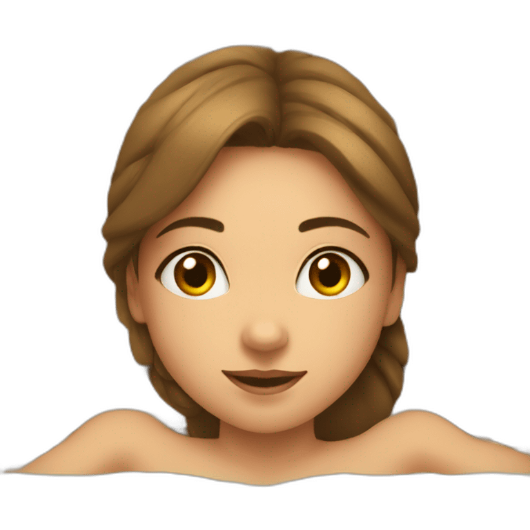 girl in sauna emoji