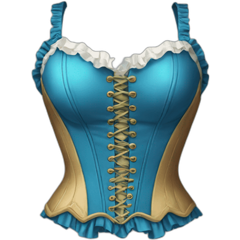 blue bodice emoji