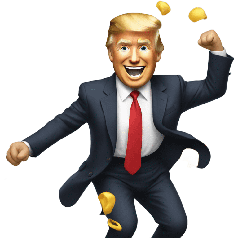 donald trump dancing emoji