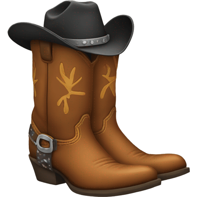 cowboy boots emoji