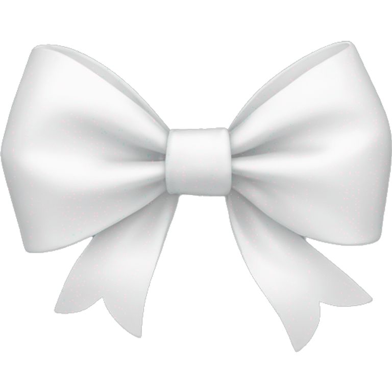 white bow  emoji