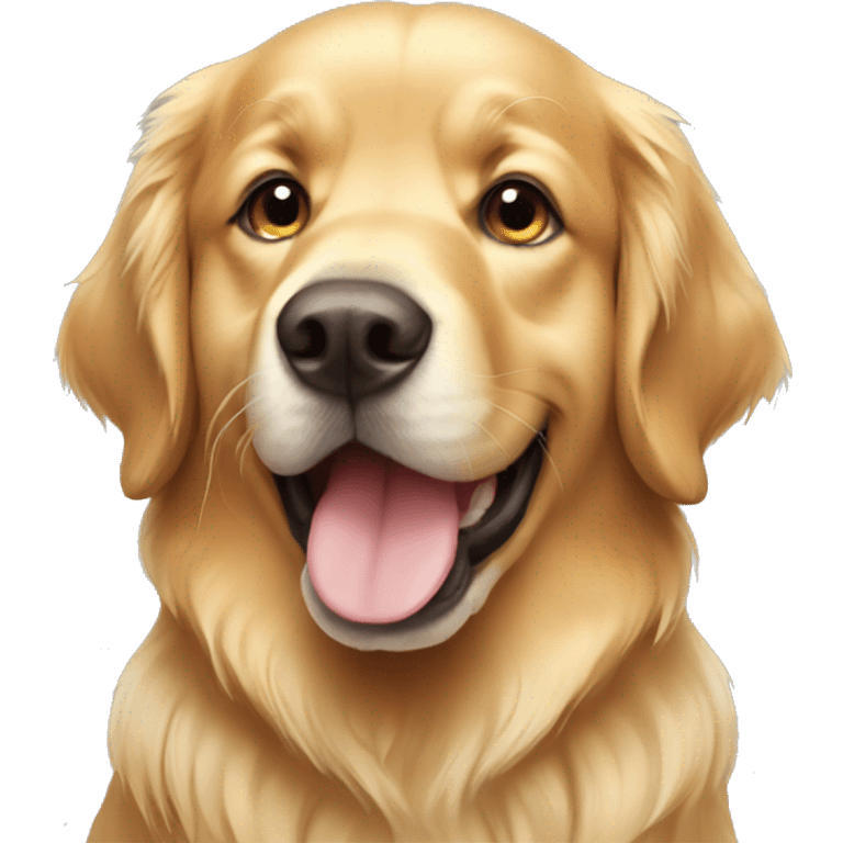 Perro golden Retriever  emoji