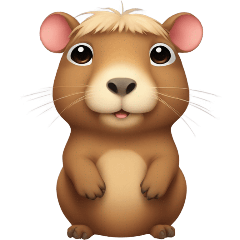 Capibara kawaii emoji