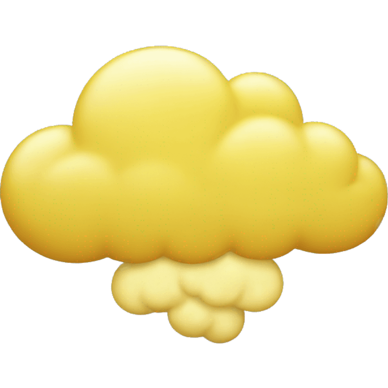 yellow CLOUD emoji