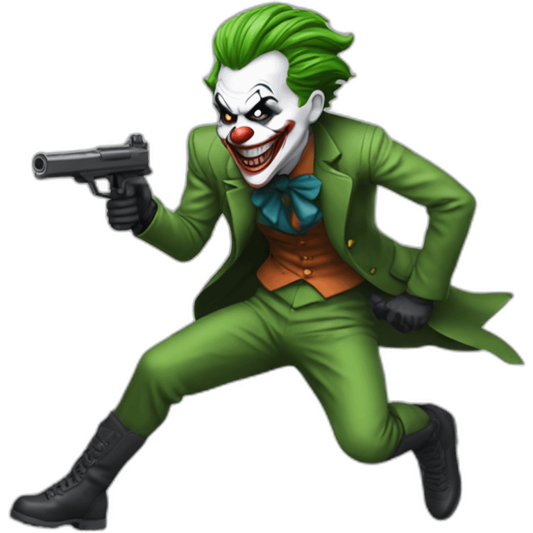 Joker combat the army emoji