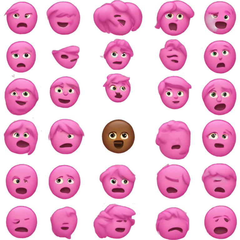 pink emojis emoji