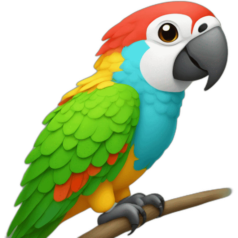 fun fact about parrots emoji