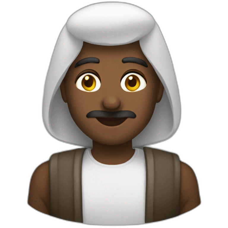 رجل تونسي بزي علم الدولة emoji