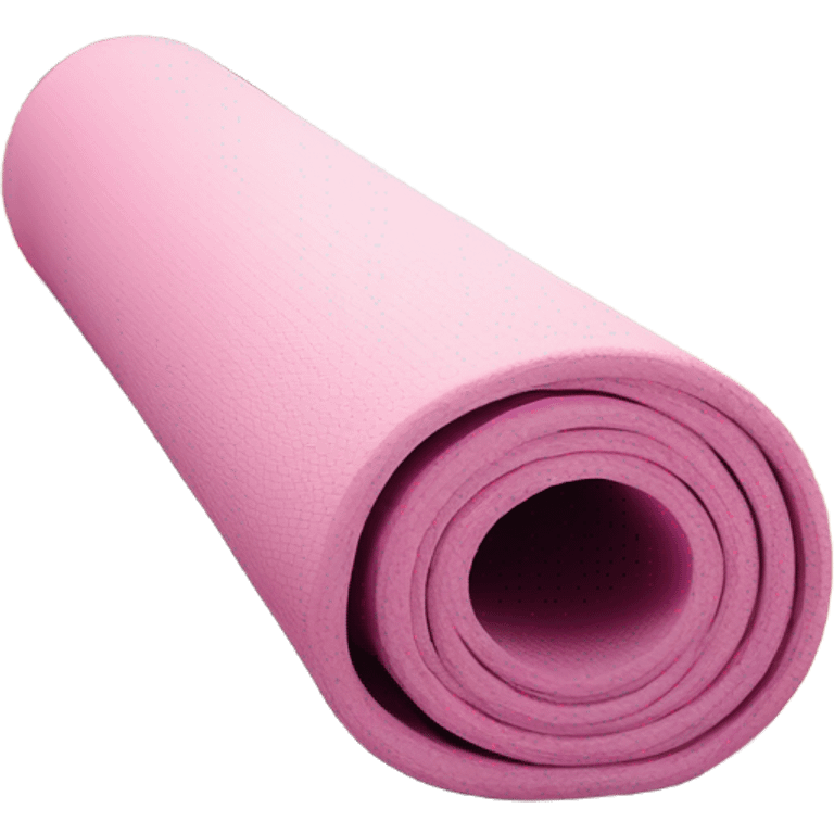 Aesthetic Pink Yoga mat  emoji