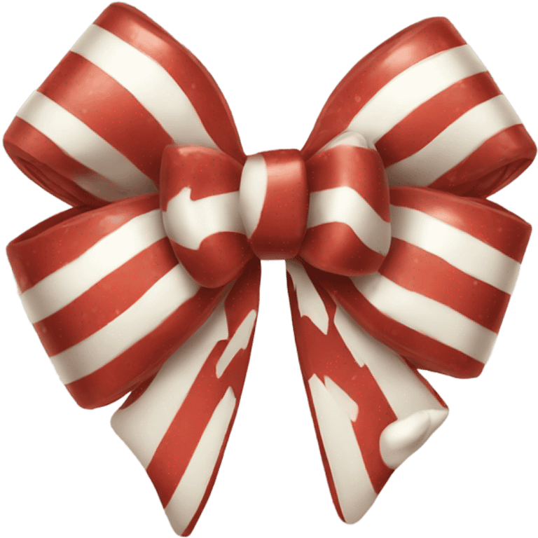 christmas candy bow emoji