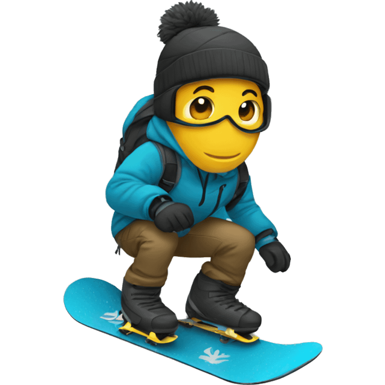 christian snowboarders emoji