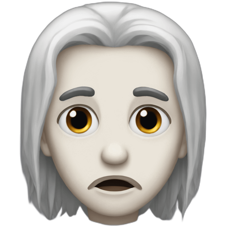 sad pale vampire emoji