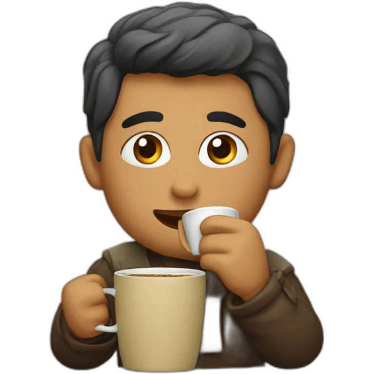 bubasalro drinking coffee emoji