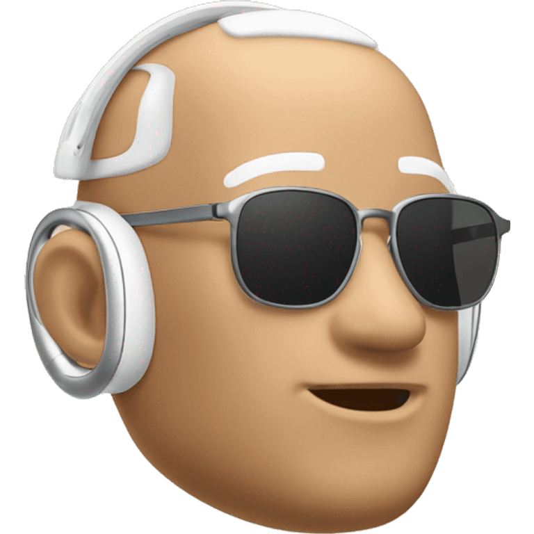 beige AirPods Max  emoji