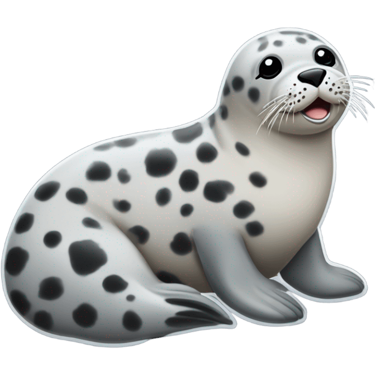 Spotted Harbor seal emoji