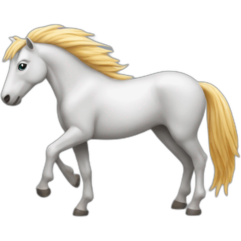 Un cheval poisson emoji