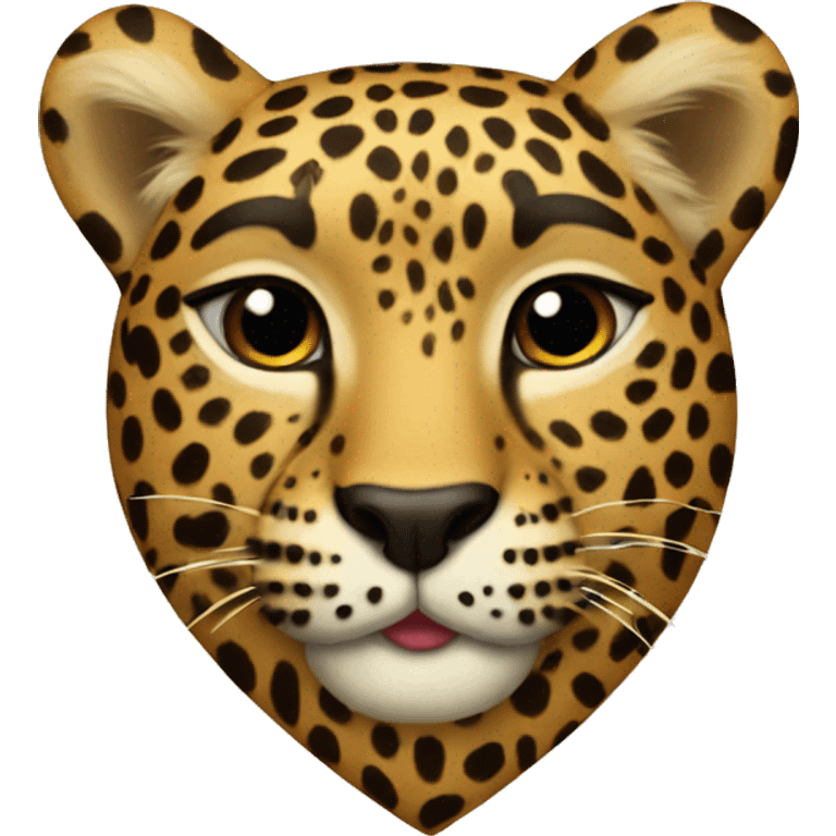 leopard heart emoji