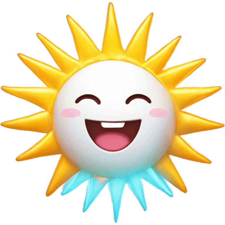 Hello kitty sun emoji