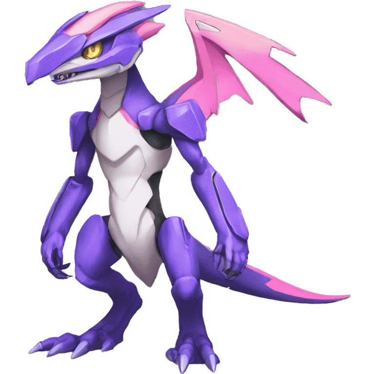  Cool Edgy Godly Futuristic Digimon-Fakemon-Genesect-Reptile full body emoji