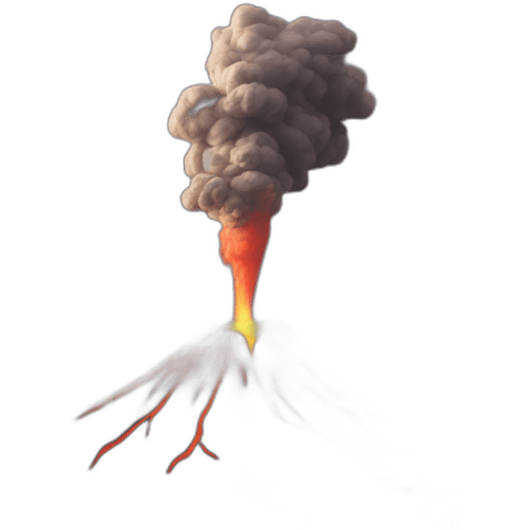 Volcano erupts ca emoji