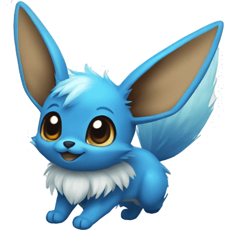 Blue fly eevee emoji