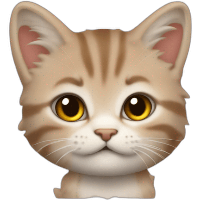 Chaton qui bois de l alcol emoji