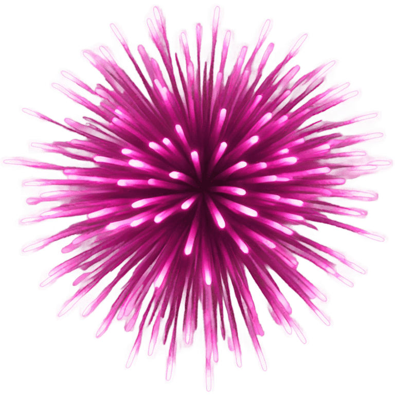 Pink fireworks  emoji