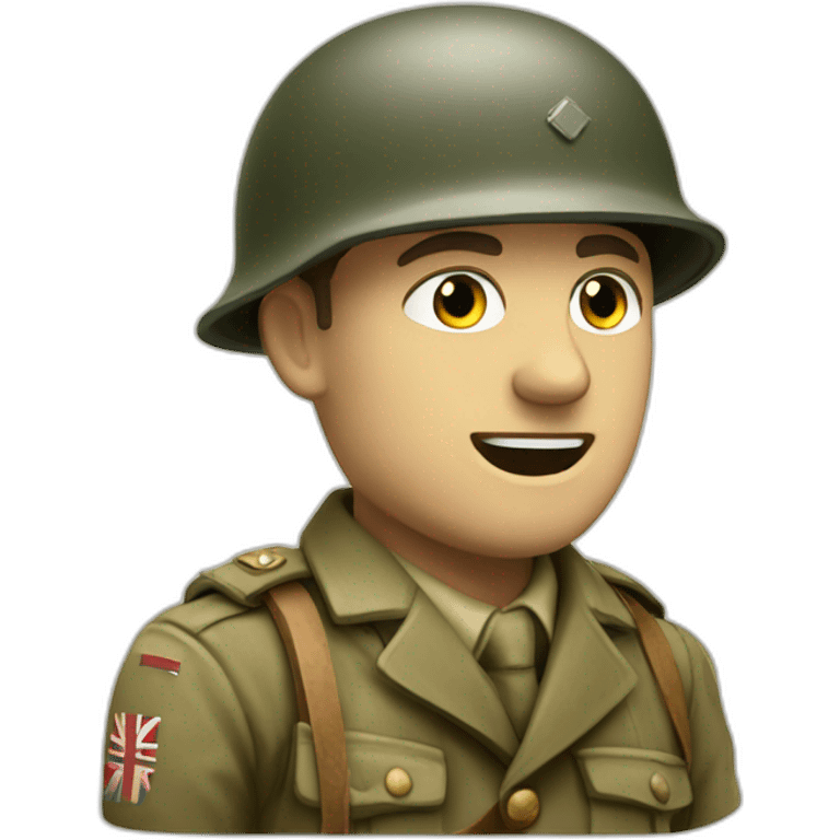 british WW2 soldier emoji