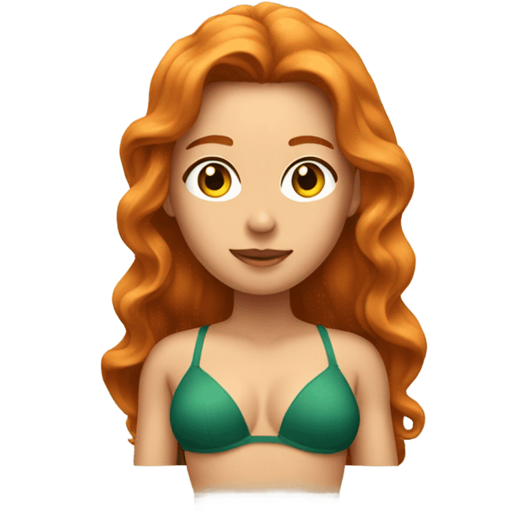 Angela big bikini ginger hair emoji