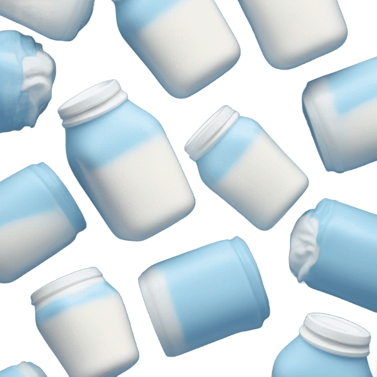 Can milk blue white emoji