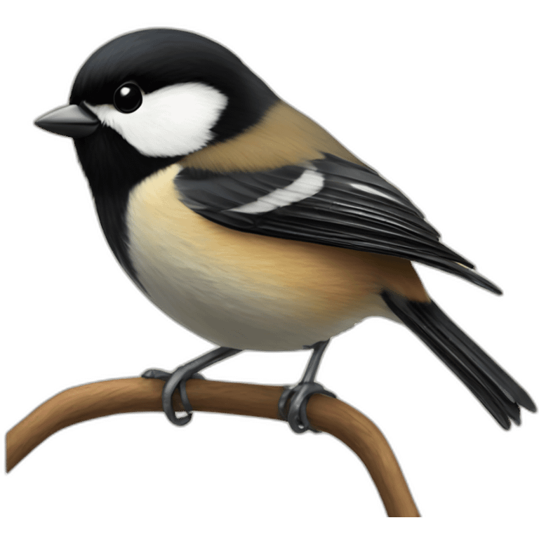 Coal tit emoji